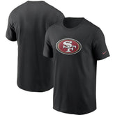 San Francisco 49ers Primetime Logo Essential T-Shirt - Black | Nike online