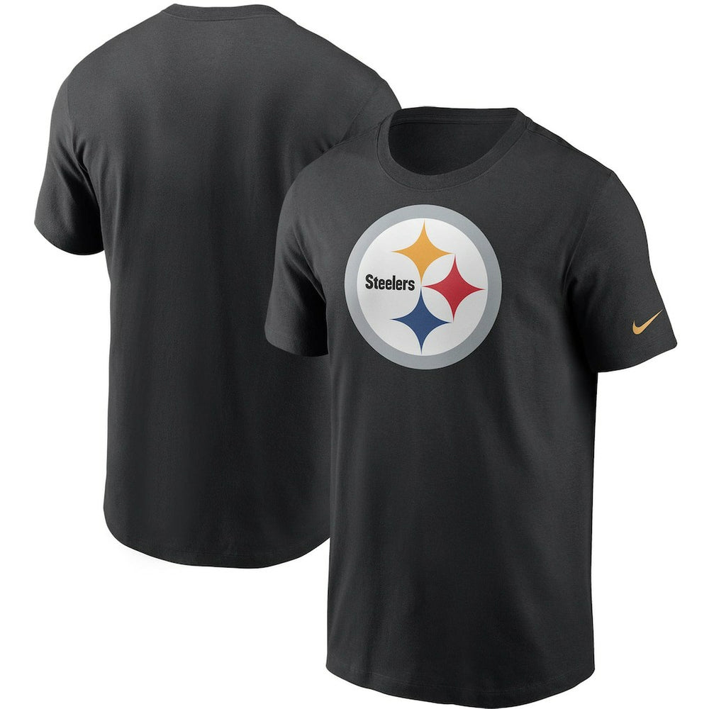 Pittsburgh Steelers Primetime Logo Essential T-Shirt - Black | Nike for sale