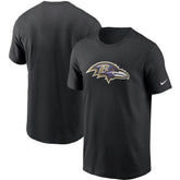 Baltimore Ravens Primetime Logo Essential T-Shirt - Black | Nike outlet