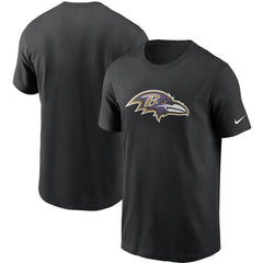 Baltimore Ravens Primetime Logo Essential T-Shirt - Black | Nike outlet