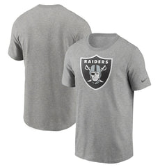 Las Vegas Raiders Primetime Logo Essential T-Shirt - Heather Gray | Nike sale