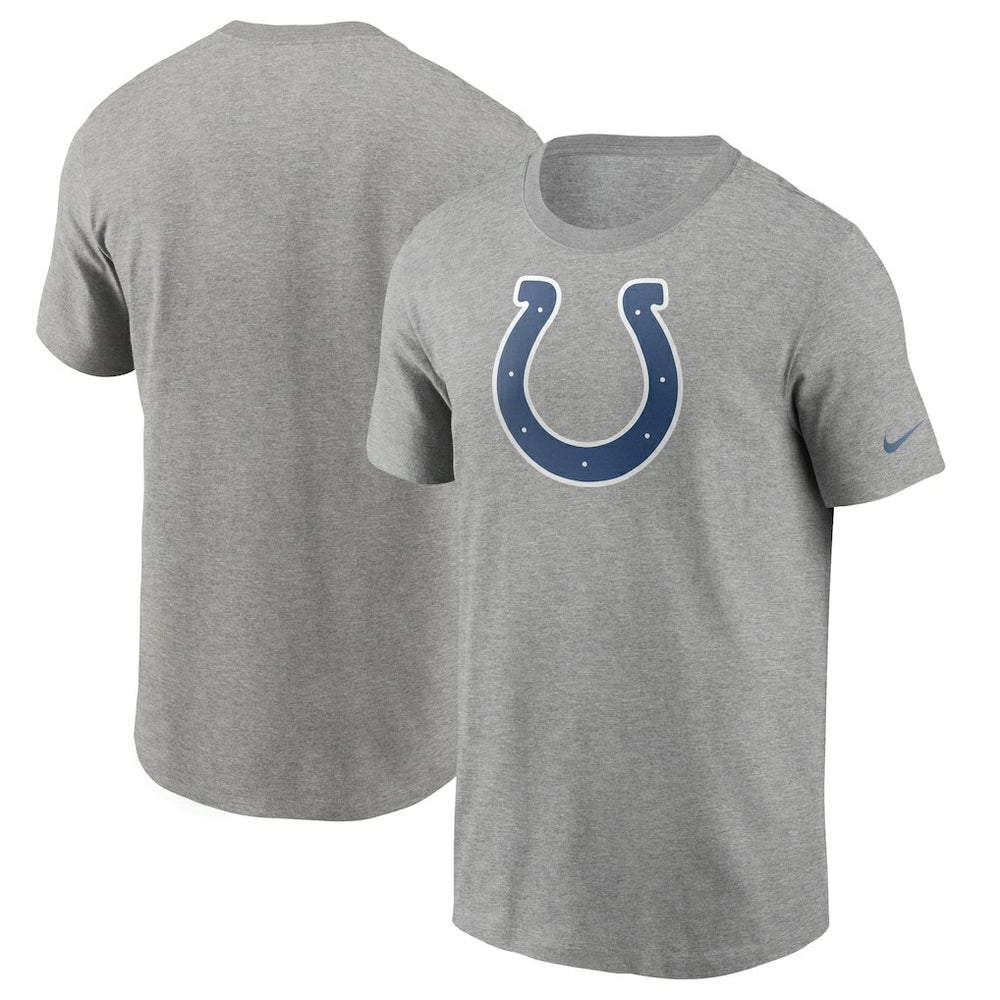 Indianapolis Colts Primetime Logo Essential T-Shirt - Heather Gray | Nike on sale