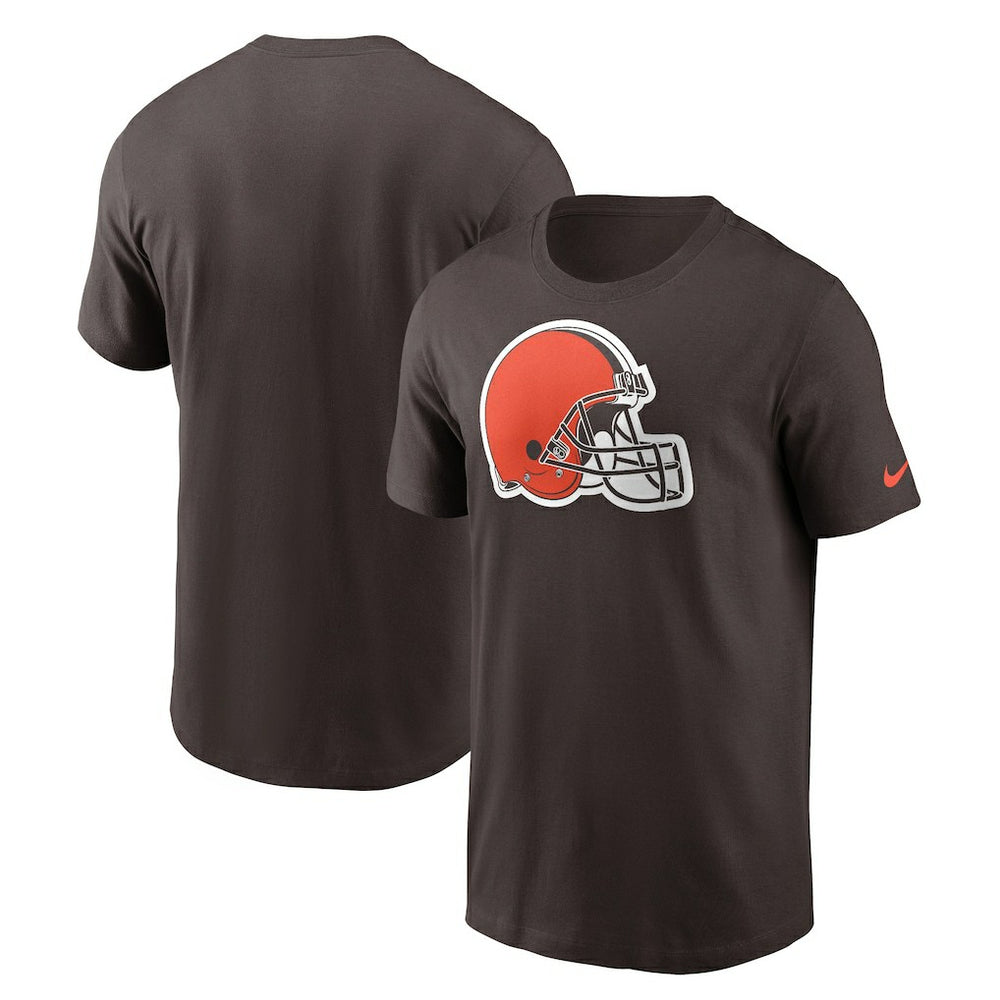 Cleveland Browns Primetime Logo Essential T-Shirt - Brown | Nike on sale