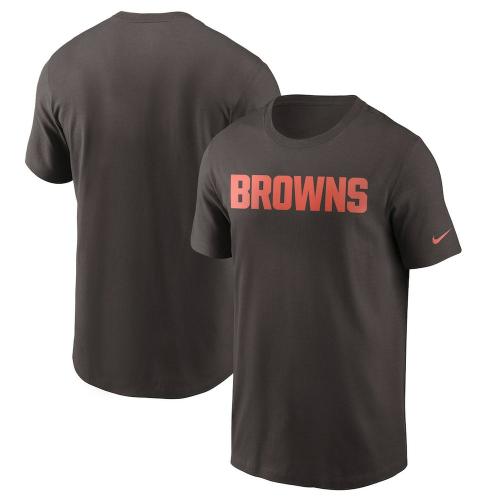 Cleveland Browns Team Wordmark T-Shirt - Brown | Nike online