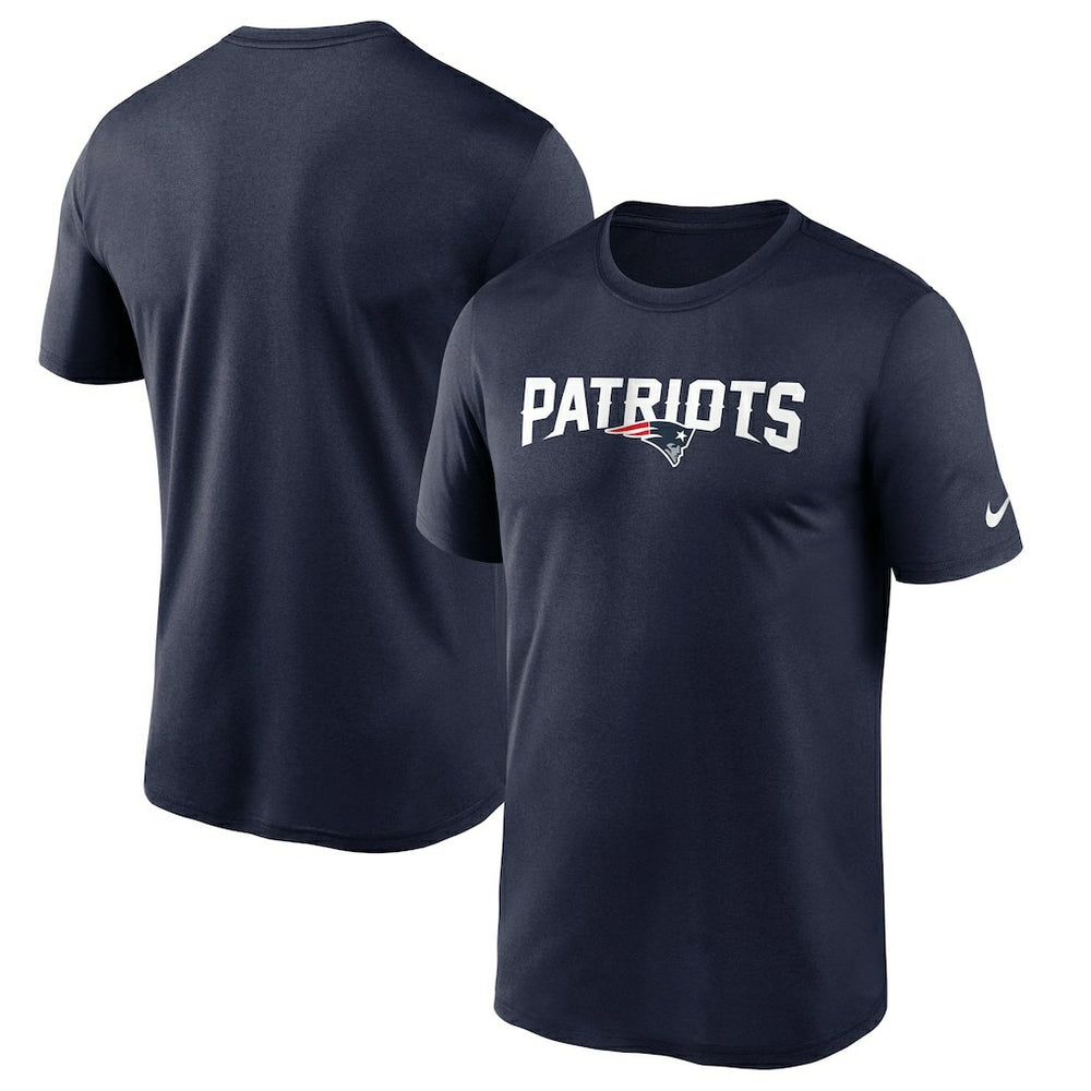 New England Patriots Wordmark Legend Performance T-Shirt - Navy | Nike outlet