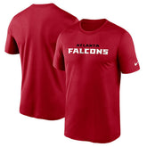 Atlanta Falcons Wordmark Legend Performance T-Shirt - Red | Nike for sale