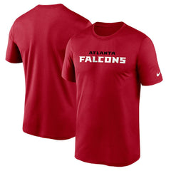 Atlanta Falcons Wordmark Legend Performance T-Shirt - Red | Nike for sale