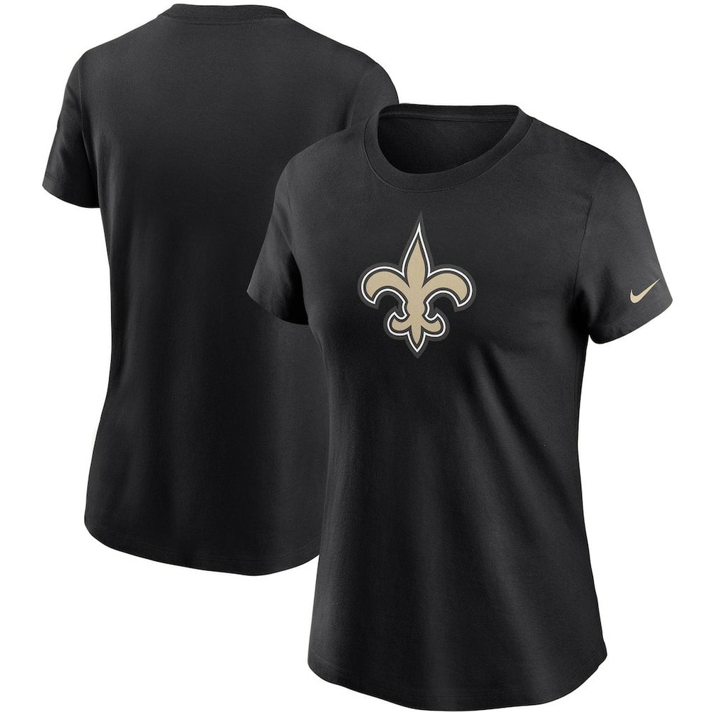 New Orleans Saints Women's Logo Essential T-Shirt - Black | Nike discount