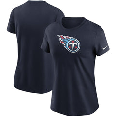Tennessee Titans Women's Logo Essential T-Shirt - Navy | Nike cheap