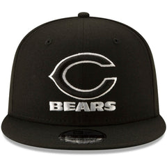 Chicago Bears New Era B-Dub 9FIFTY Adjustable Snapback Hat - Black for sale