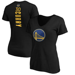 Stephen Curry Golden State Warriors Women's Playmaker Name & Number V-Neck T-Shirt sale - Black cheap