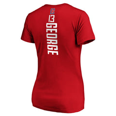 Paul George LA Clippers Women's Playmaker Name & Number V-Neck T-Shirt - Red | Fanatics online