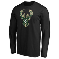 Giannis Antetokounmpo Milwaukee Bucks Playmaker Name & Number Long Sleeve T-Shirt - Black outlet