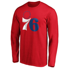 Joel Embiid Philadelphia 76ers Playmaker Name & Number Long Sleeve T-Shirt - Red on sale