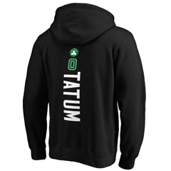 Jayson Tatum Boston Celtics Playmaker Name & Number Pullover Hoodie - Black cheap
