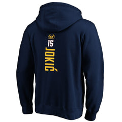 Nikola Jokic Denver Nuggets Playmaker Name & Number Pullover Hoodie sale - Navy discount