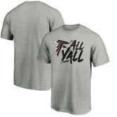 Atlanta Falcons Falcons vs. All Y'all T-Shirt - Heather Gray for sale
