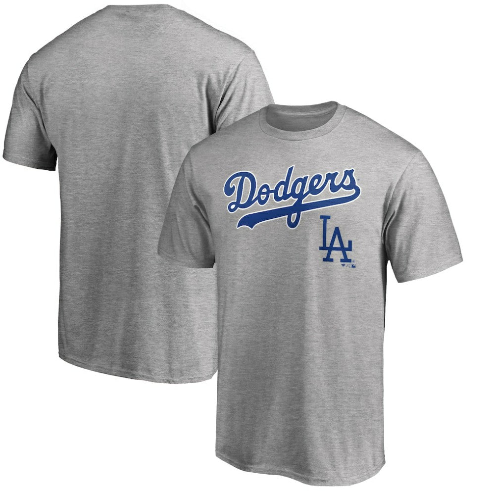 Los Angeles Dodgers Cooperstown Wahconah T-Shirt - Heathered Gray