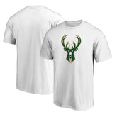 Milwaukee Bucks Primary Team Logo T-Shirt - White | Fanatics online