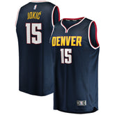 Nikola Jokic Denver Nuggets Fast Break Player Jersey sale - Icon Editi- Navy | Fanatics online