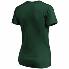 Green Bay Packers Women's Primary Logo V-Neck T-Shirt - Green cheap