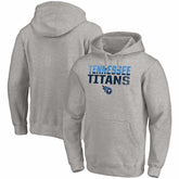 Tennessee Titans Fade Out Fitted Pullover Hoodie - Heather Gray online