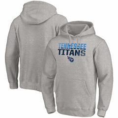 Tennessee Titans Fade Out Fitted Pullover Hoodie - Heather Gray online