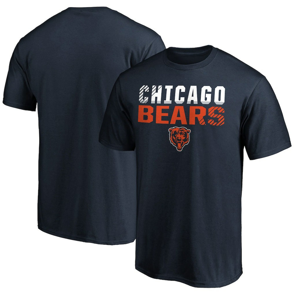 Chicago Bears Fade Out T-Shirt - Navy online