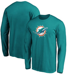 Miami Dolphins Primary Logo Long Sleeve T-Shirt - Aqua discount