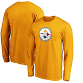 Pittsburgh Steelers Primary Logo Long Sleeve T-Shirt - Gold sale