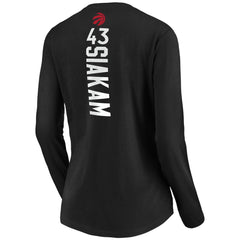 Pascal Siakam Toronto Raptors Women's Playmaker Name & Number Long Sleeve T-Shirt - Black | Fanatics on sale