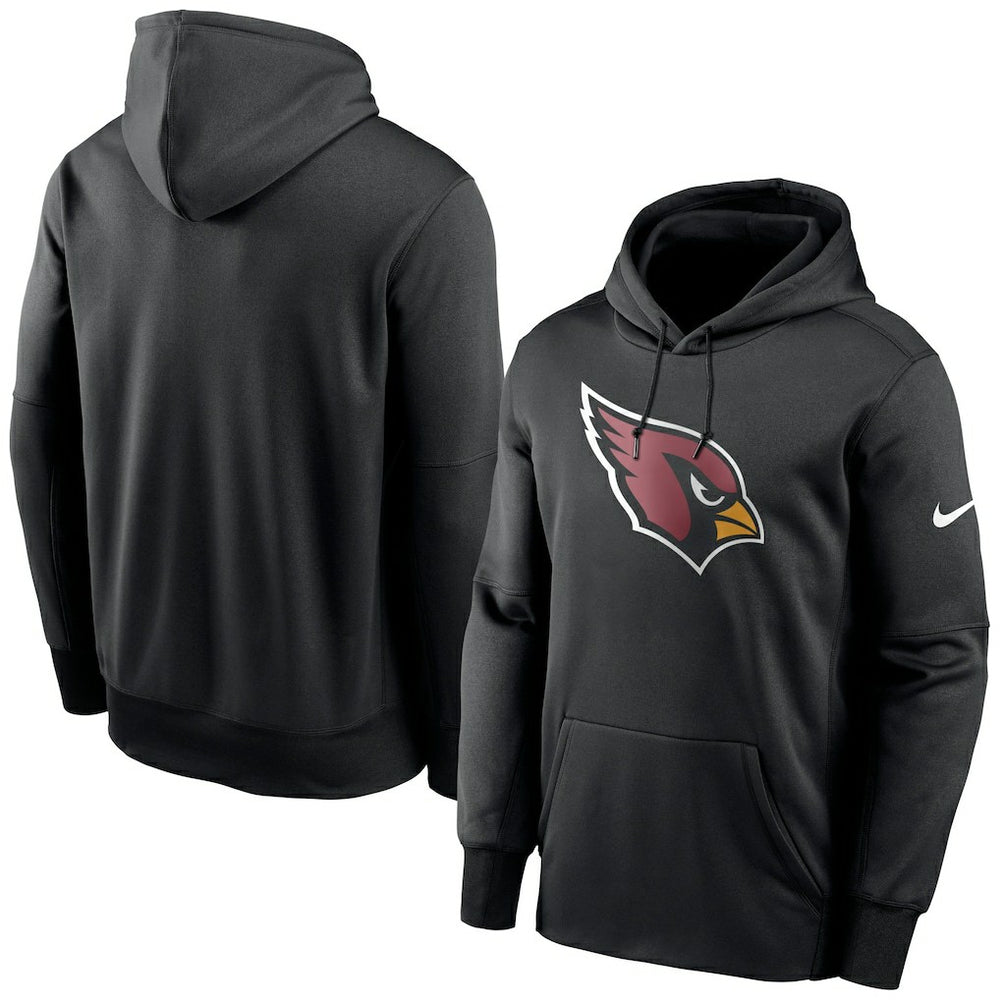Arizona Cardinals Fan Gear Primary Logo Therma Performance Pullover Hoodie - Black | Nike on sale