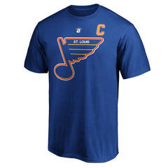 Brett Hull St. Louis Blues Fanatics Authentic Stack Retired Player Name & Number T-Shirt Blue