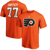 Paul Coffey Philadelphia Flyers Fanatics Authentic Stack Retired Player Name & Number T-Shirt Orange