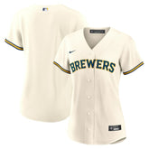 Milwaukee Brewers Women's Home Replica Team Jersey - Cream | Nike