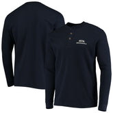 Seattle Seahawks Dunbrooke Logo Maverick Thermal Henley Long Sleeve T-Shirt - Navy online