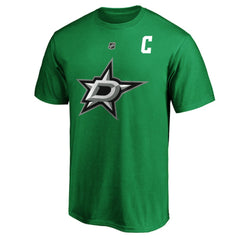 Jamie Benn Dallas Stars Fanatics Authentic Stack Player Name & Number T-Shirt Kelly Green