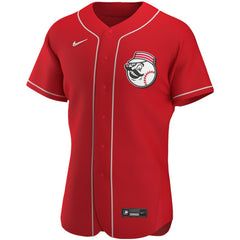 Cincinnati Reds Alternate Authentic Team Logo Jersey - Scarlet | Nike