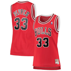 Scottie Pippen Chicago Bulls Women's 1997/98 Hardwood Classics Swingman Jersey sale - Red | Mitchell & Ness shop