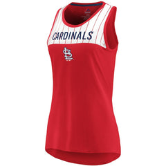 St. Louis Cardinals Majestic Women's Break From Tradition Tank Top - Red
