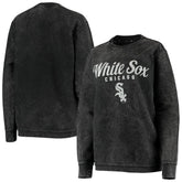 Chicago White Sox G-III 4Her by Carl Banks Women's Comfy Cord Pullover Sweatshirt - Black