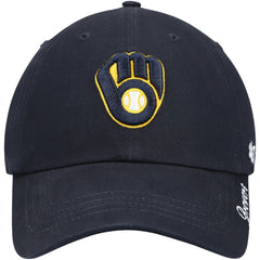 Milwaukee Brewers Women's Team Miata Clean Up Adjustable Hat - Navy | 47 brand