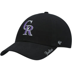 Colorado Rockies Women's Team Miata Clean Up Adjustable Hat - Black | 47 brand