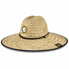 Pittsburgh Steelers New Era NFL Training Camp Straw Lifeguard Hat - Natural for sale