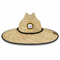 Pittsburgh Steelers New Era NFL Training Camp Straw Lifeguard Hat - Natural for sale