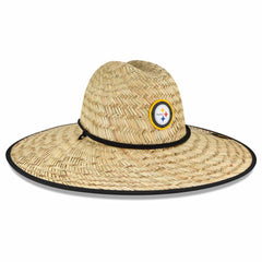 Pittsburgh Steelers New Era NFL Training Camp Straw Lifeguard Hat - Natural for sale