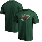 Minnesota Wild Fanatics Team Primary Logo T-Shirt Green