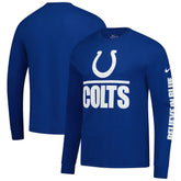 Indianapolis Colts Split Local Long Sleeve T-Shirt - Royal | Nike sale