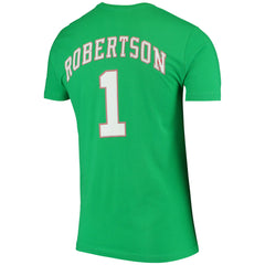 Oscar Robertson Milwaukee Bucks Hardwood Classics Stitch Name & Number T-Shirt - Green | Mitchell & Ness cheap