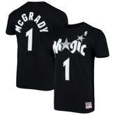 Tracy McGrady Orlando Magic Hardwood Classics Stitch Name & Number T-Shirt - Black | Mitchell & Ness outlet